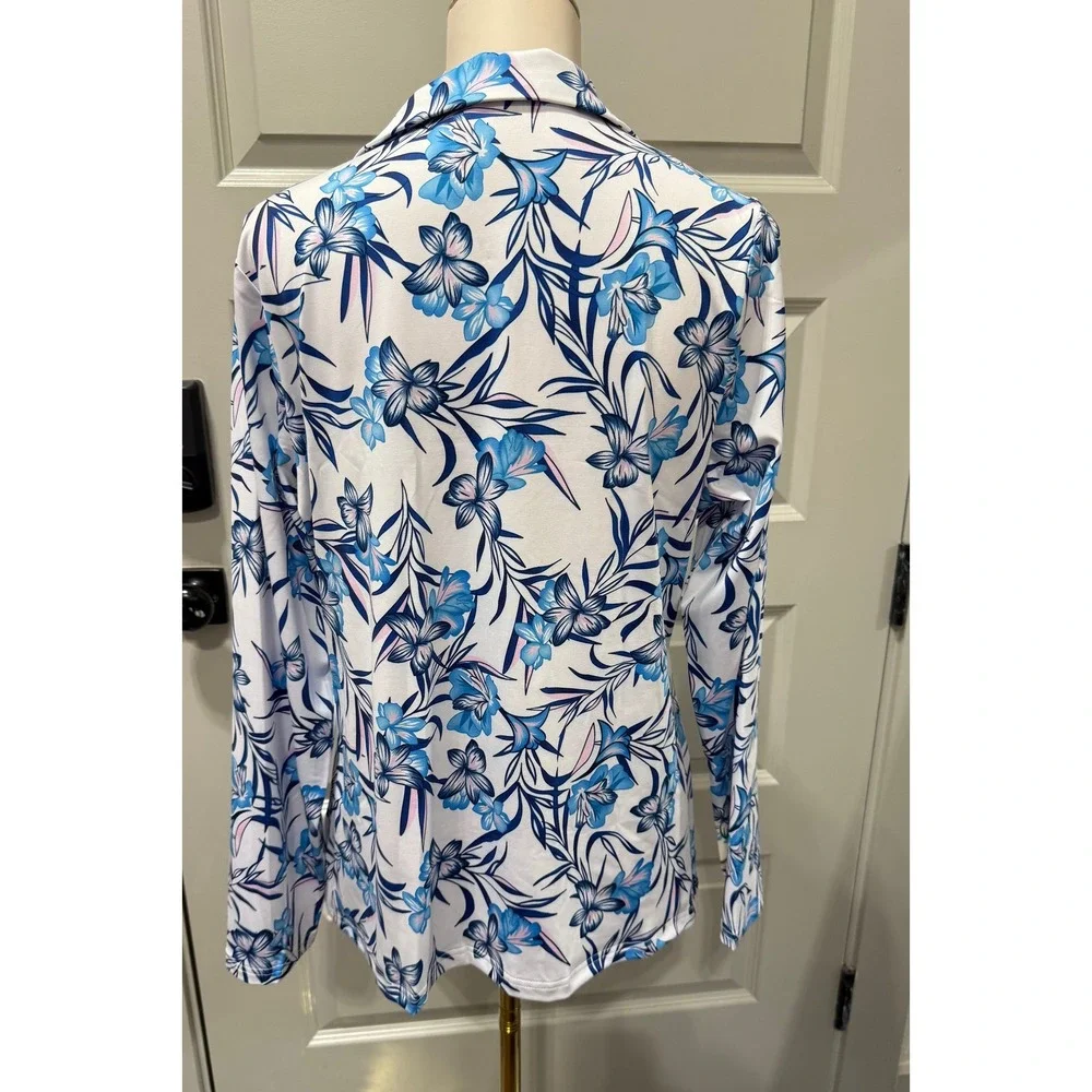 GGOV Women's Golf Polo Shirt UPF 50+ Sun Protection Quick Dry XL - Picture 3 of 8